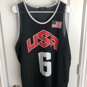 Mens LeBron James USA Tank Top Jersey Small/Medium